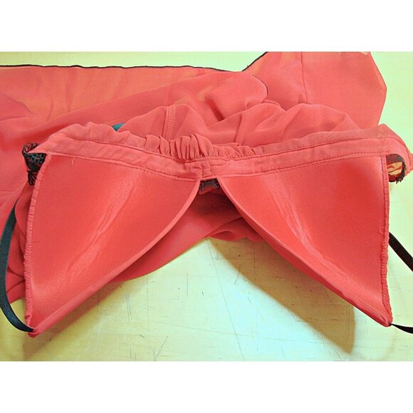 Linea Donatella Nightdress Nightgown Lingerie Baby Doll Lace Padded Red Black XL - Picture 7 of 12